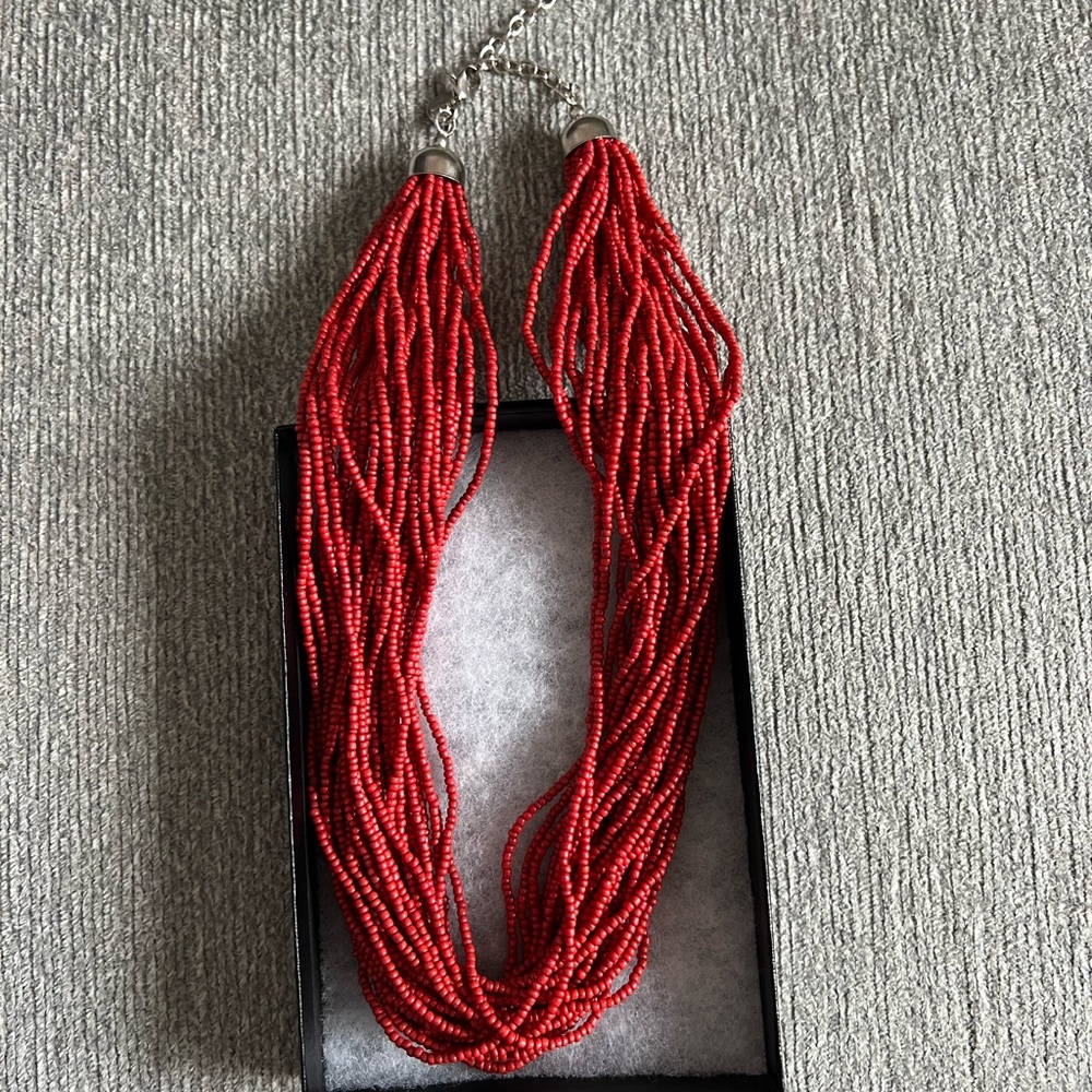 Beautiful Multi Strand Seed Bead Necklace
Made India Co & Co